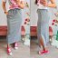 Falda Larga Gris